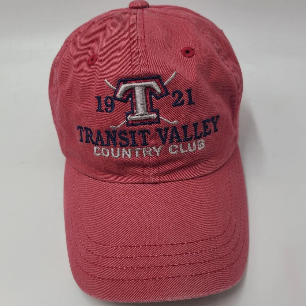 Transit Valley Country Club Hat Strapback Imperial Red Golf Course New York Men